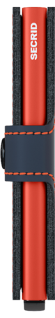 Secrid Miniwallet M Matte Nightblue & Orange portemonnee