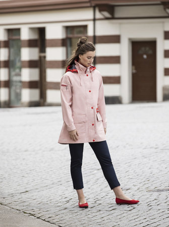 Blaest regenjas model Copenhagen wit
