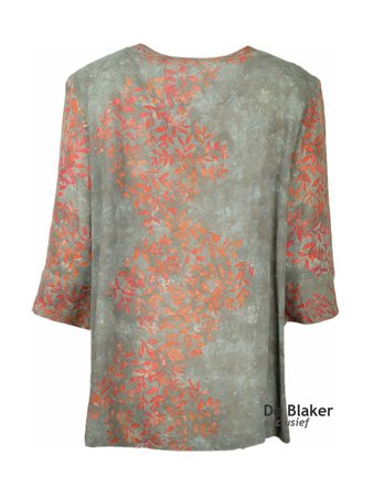 Unikat Artwear kleding blouse oranje