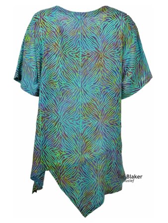 Unikat Artwear kleding shirt violett
