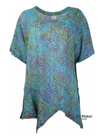Unikat Artwear kleding shirt violett