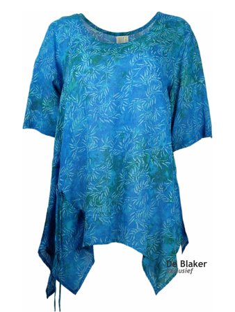Unikat Artwear kleding shirt aqua