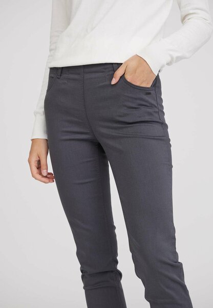 Laurie trousers, model Kelly basic cotton anthracite 100759-97000 Laurie trousers, model Kelly basic cotton anthracite 100759-97000