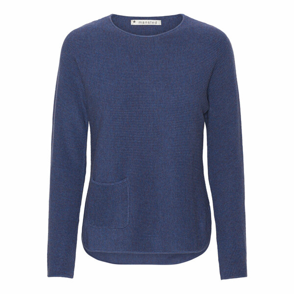 Mansted Nectar trui dark denim