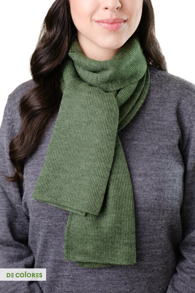 MB De Colores sjaal 103-1 moosgrün