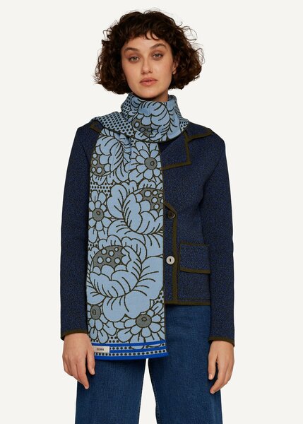 Oleana sjaal 566 F blauw Oleana sjaal 566 F blauw