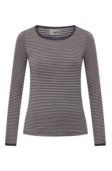 Jalfe 10988-4-626s shirt streep blauw 