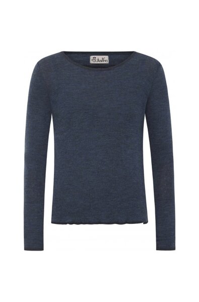 Jalfe 12674-4-535 shirt melange blauw 