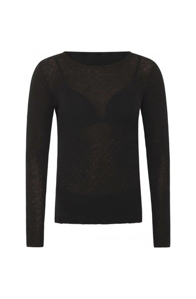 Jalfe 12674-4-512 shirt melange zwart 