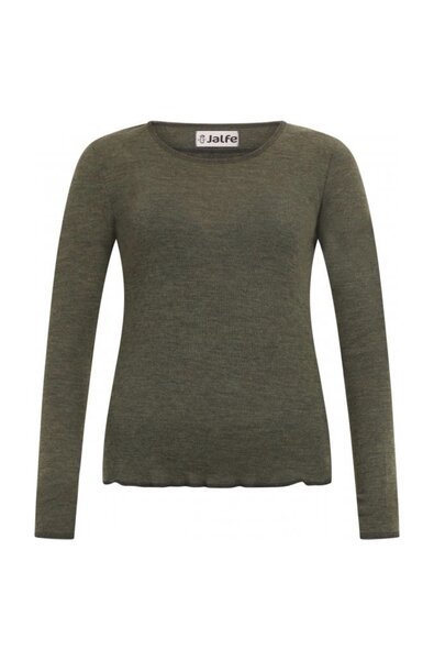 Jalfe 12674-4-555 shirt melange groen 