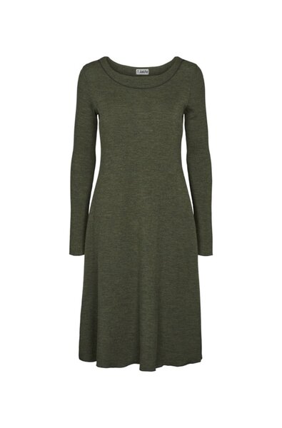 Jalfe 13665-8-555 jurk melange groen