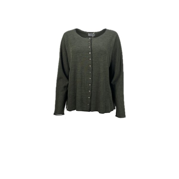 Jalfe 11269-555 vest melange groen 