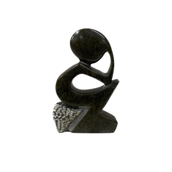 Statue The Thinker green 13 cm