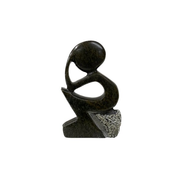 Statue The Thinker green 13 cm