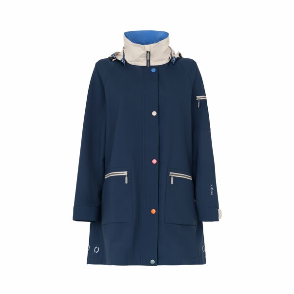Regn jacket Freya dark blue, waterproof 
