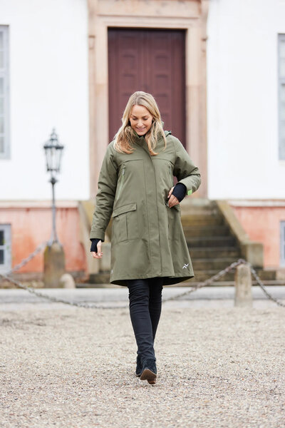Regn Winter coat Gloria, olive, waterproof, windproof and breathable   Regn Winter coat Gloria, olive, waterproof, windproof and breathable