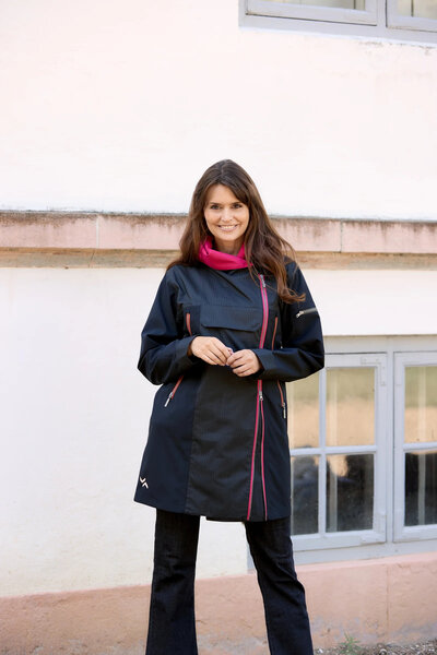 Regn jacket Gena black, waterproof, windproof and breathable Regn jacket Gena black, waterproof, windproof and breathable