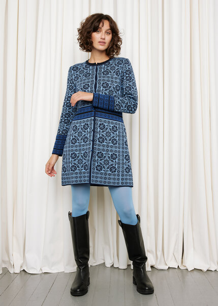 Oleana cardigan Oksana 812-F2 blue on blue Oleana cardigan Oksana 812-F2 blue on blue