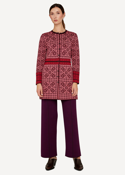 Oleana vest Oksana 812-R Bordeau rood