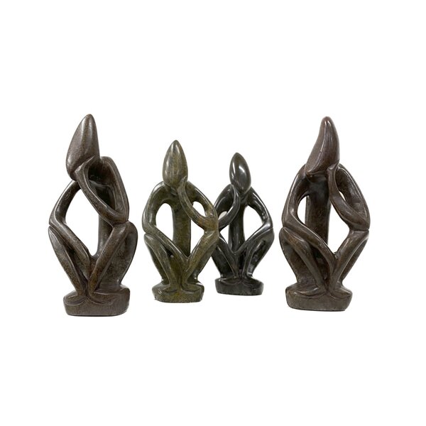 Statue thinker grey brown 8 cm ATB-1 Statue thinker grey brown 8 cm ATB-1