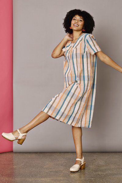 McVerdi cotton dress MC968B multi