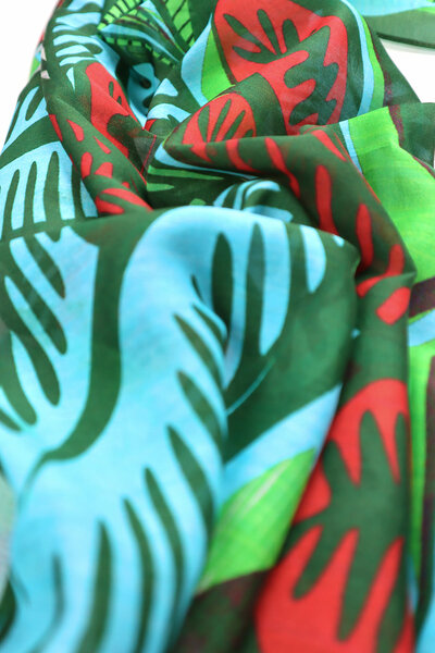 Salto-Schal Cora grün 59716