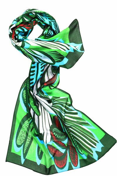 Salto-Schal Cora grün 59716