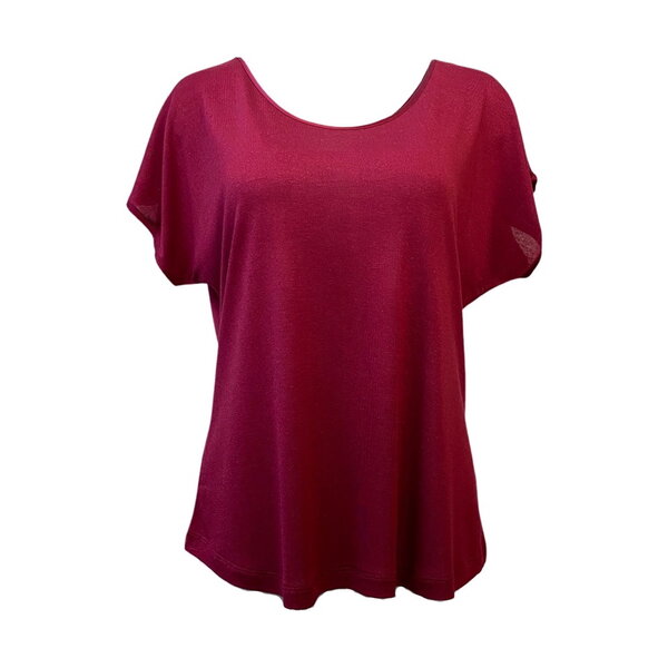 Kokon Zwo Kleidung Shirt Cinda Seide Viskose rumba red 489