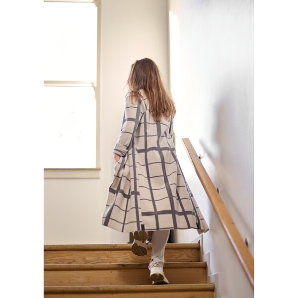 Henriette Steffensen Cardigan W/High neck 7131P-780 ecru Henriette Steffensen Cardigan W/High neck 7131P-780 ecru