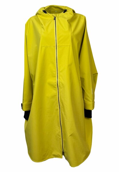 Regn raincoat poncho with zip Pernille Yellow Lemon waterproof, windproof, and breathable Regn raincoat poncho with zip Pernille Yellow Lemon waterproof, windproof, and breathable