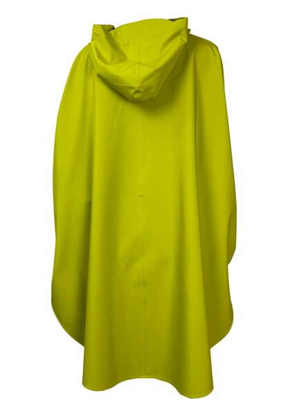 Regn raincoat poncho with zip Pernille Green Golden Lime waterproof, windproof, and breathable Regn raincoat poncho with zip Pernille Green Golden Lime waterproof, windproof, and breathable