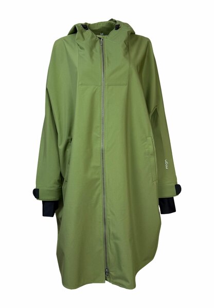Regn raincoat poncho with zip Pernille Green Mosstne1 waterproof, windproof, and breathable Regn raincoat poncho with zip Pernille Green Mosstne1 waterproof, windproof, and breathable