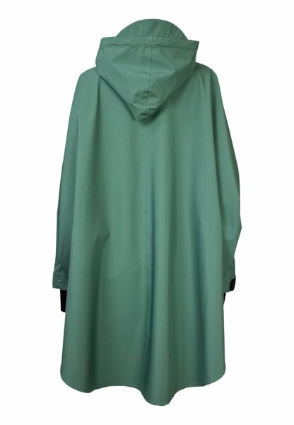 Regn raincoat poncho with zip Pernille Green Dark Forrest waterproof, windproof, and breathable Regn raincoat poncho with zip Pernille Green Dark Forrest waterproof, windproof, and breathable