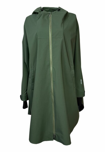 Regn raincoat poncho with zip Pernille Green Climbing Ivy waterproof, windproof, and breathable Regn raincoat poncho with zip Pernille Green Climbing Ivy waterproof, windproof, and breathable