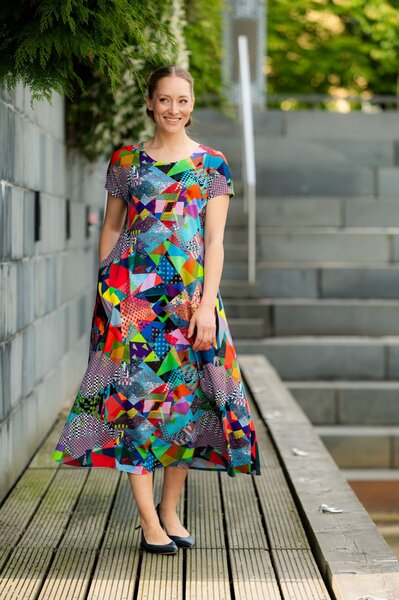 Vêtements Aïno, Robe Amanda Long Art 124