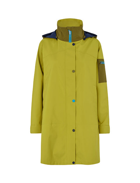 Regn Jacke Jane lime, wasserdicht, winddicht und atmungsaktiv