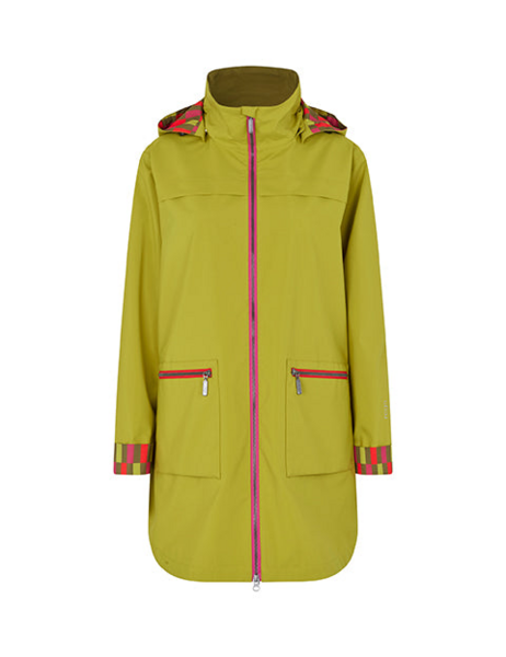 Regn Jacke Jodie lime, wasserdicht, winddicht und atmungsaktiv