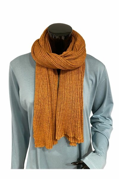 MB De Colores Schal Stola 103-9 mustard