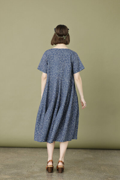 Robe en coton McVerdi MC114C blue